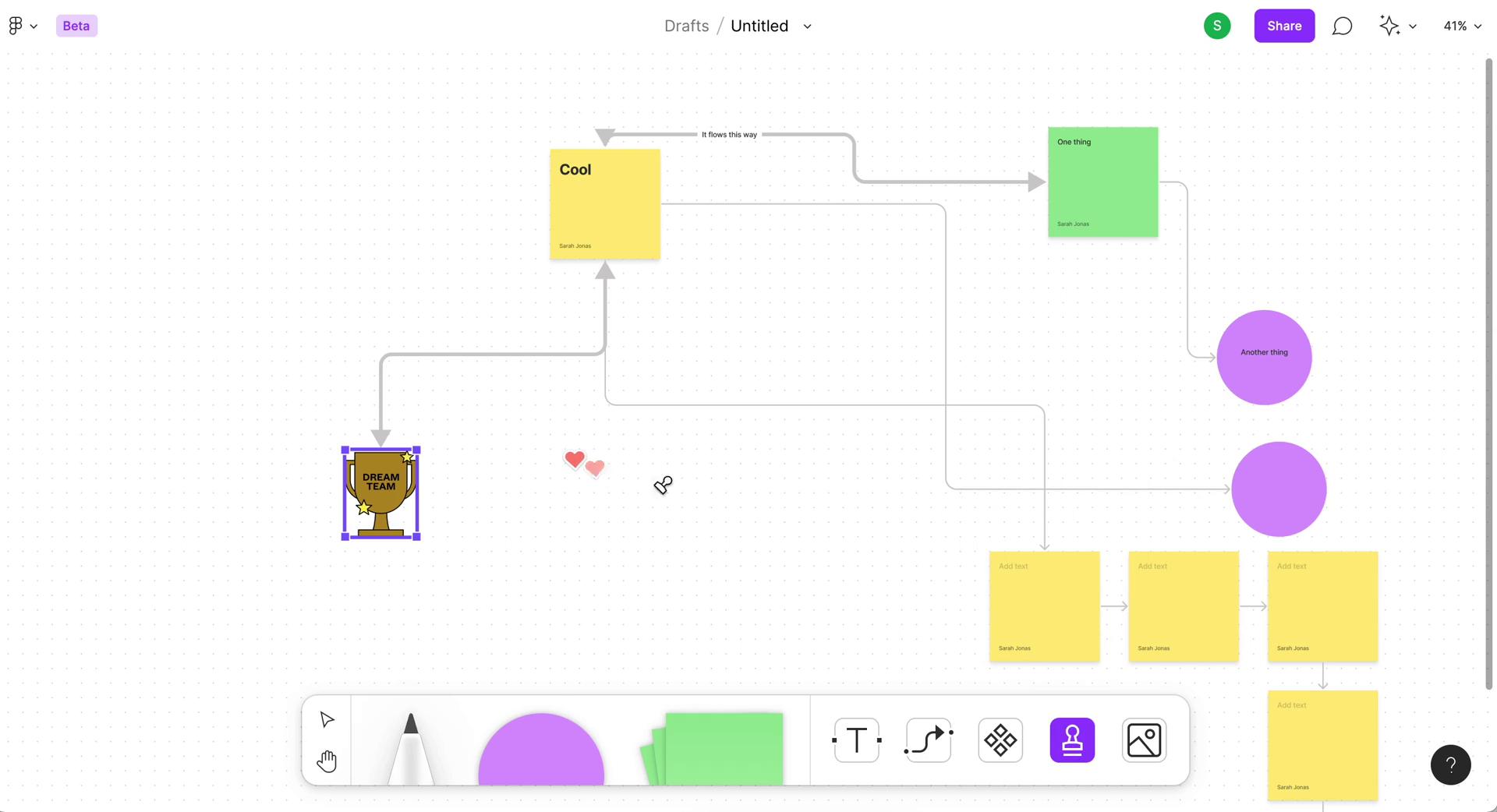 Creating a flowchart on Figma video thumbnail