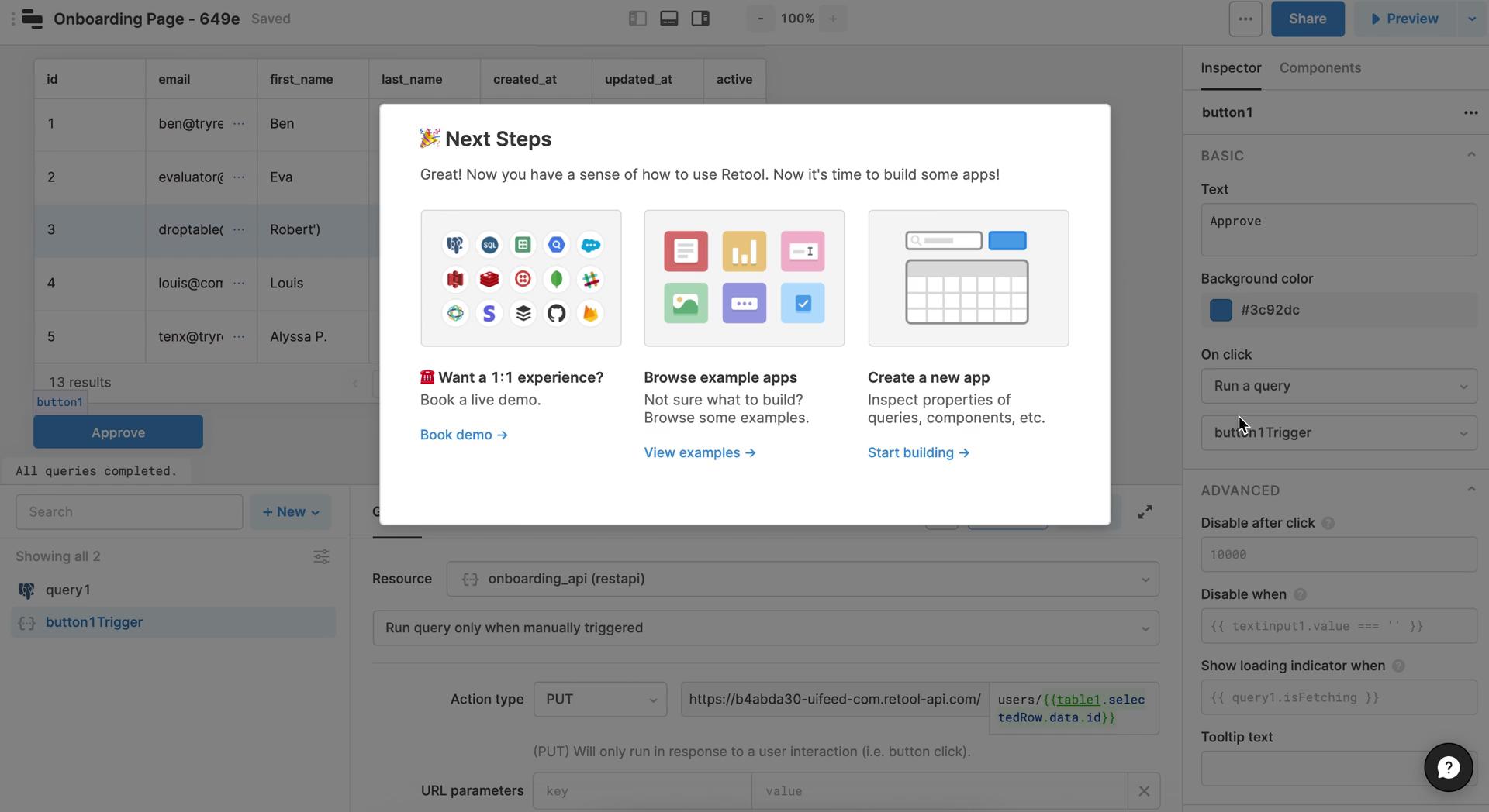 Onboarding screenshot