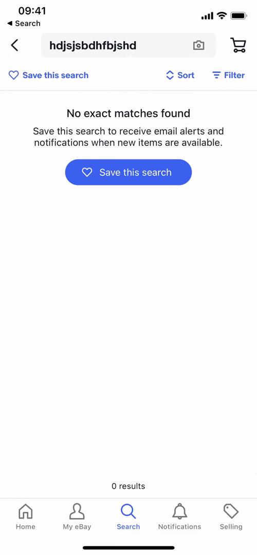 Searching screenshot