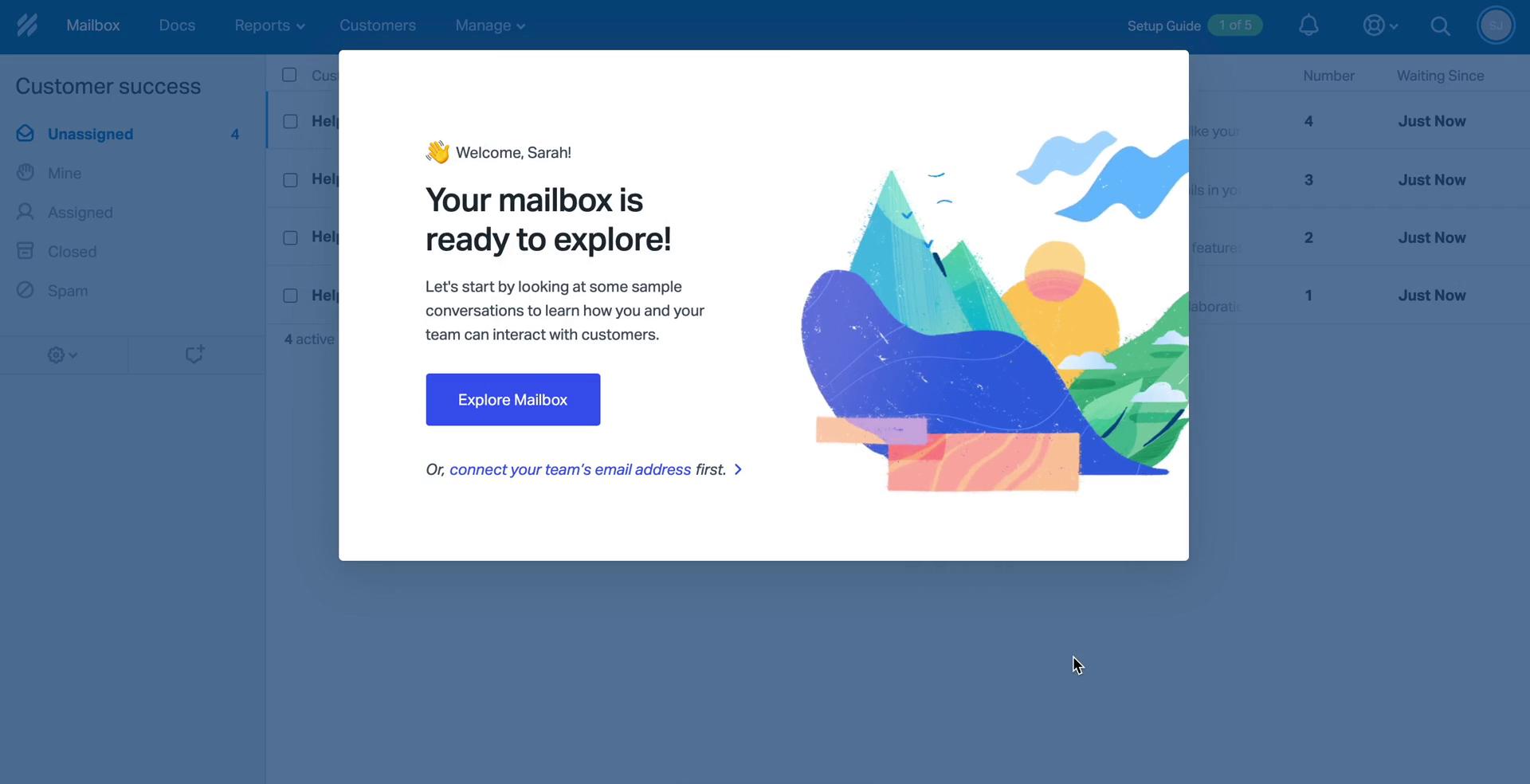 Onboarding screenshot