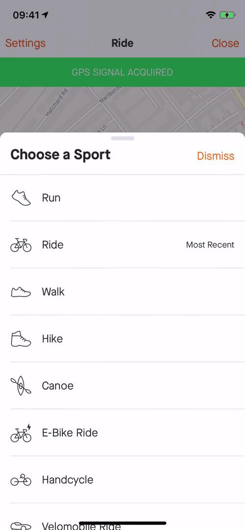 Tracking activity on Strava video thumbnail