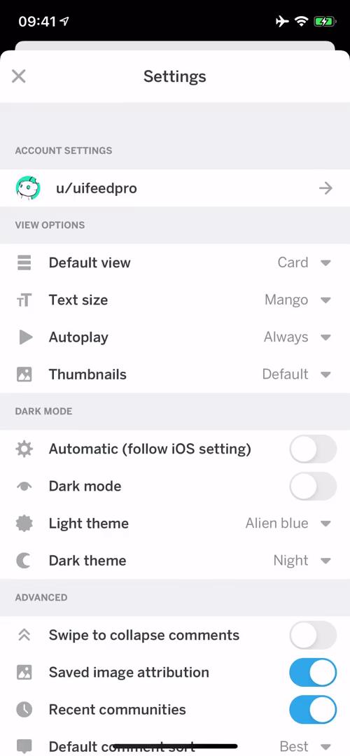 Settings video thumbnail