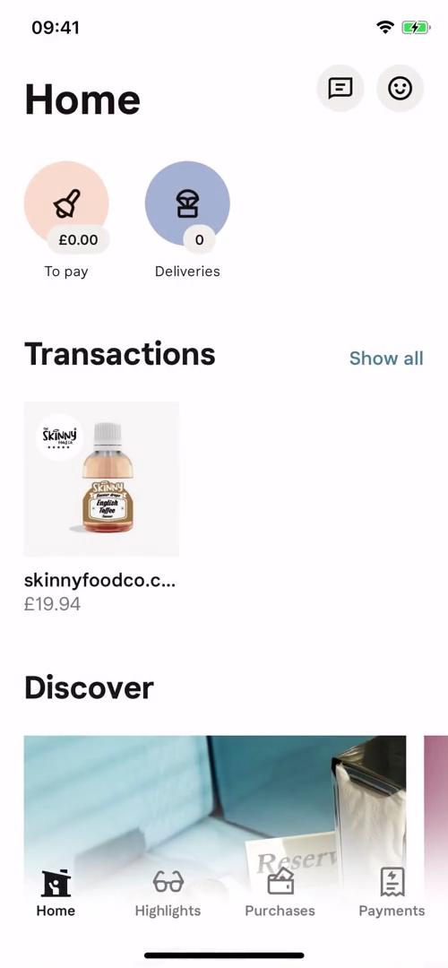 Adding payment details screenshot