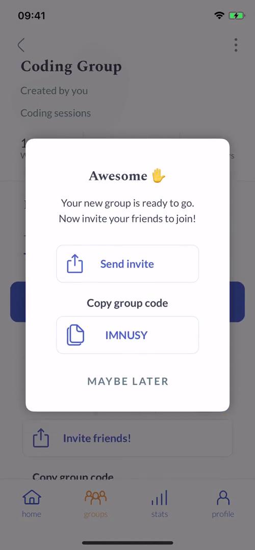 Creating a group screenshot