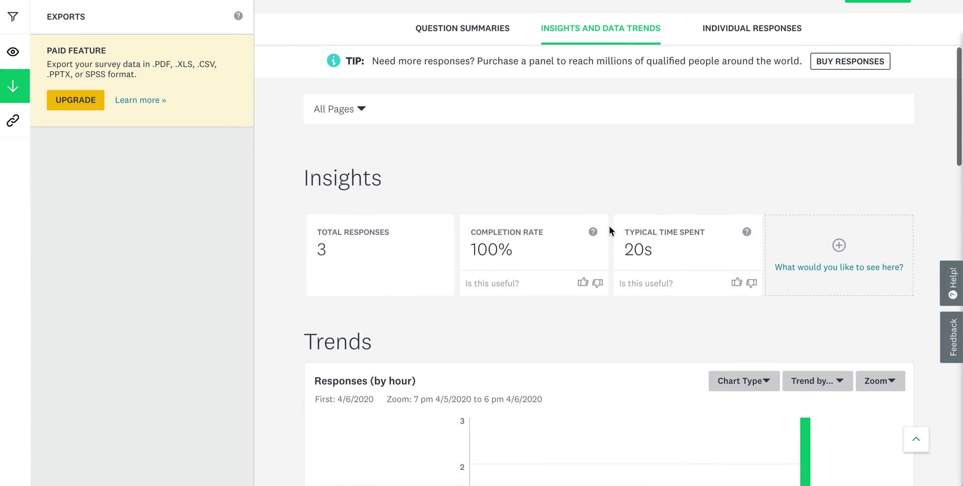 Analytics/Stats on SurveyMonkey video thumbnail