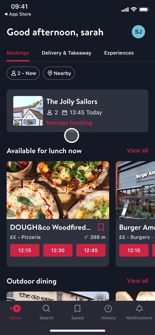 cancelling-an-order-on-opentable-video-8-screenshots