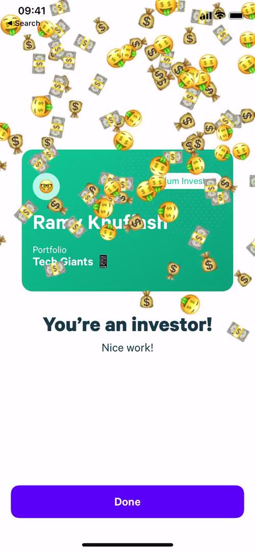 Investing screenshot