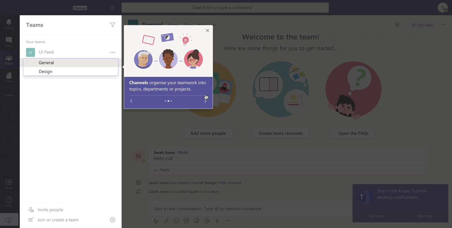 Accepting an invite on Microsoft Teams video thumbnail