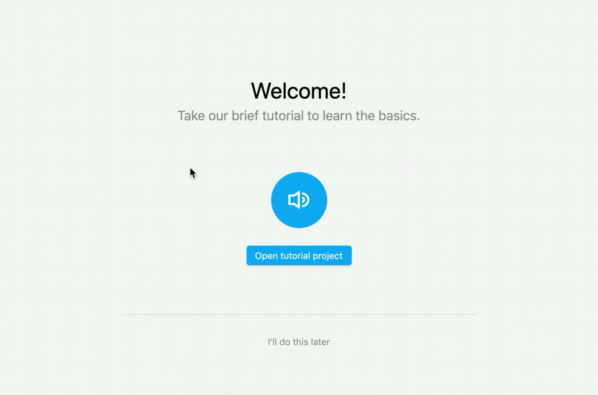 Onboarding screenshot