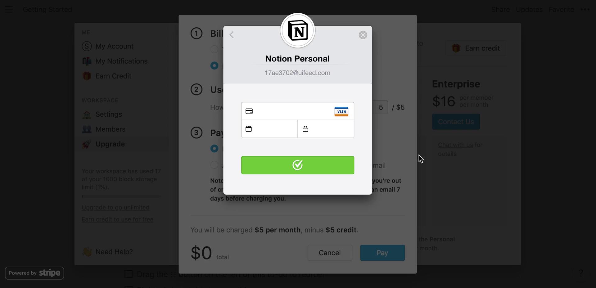 Upgrading your account on Notion video thumbnail