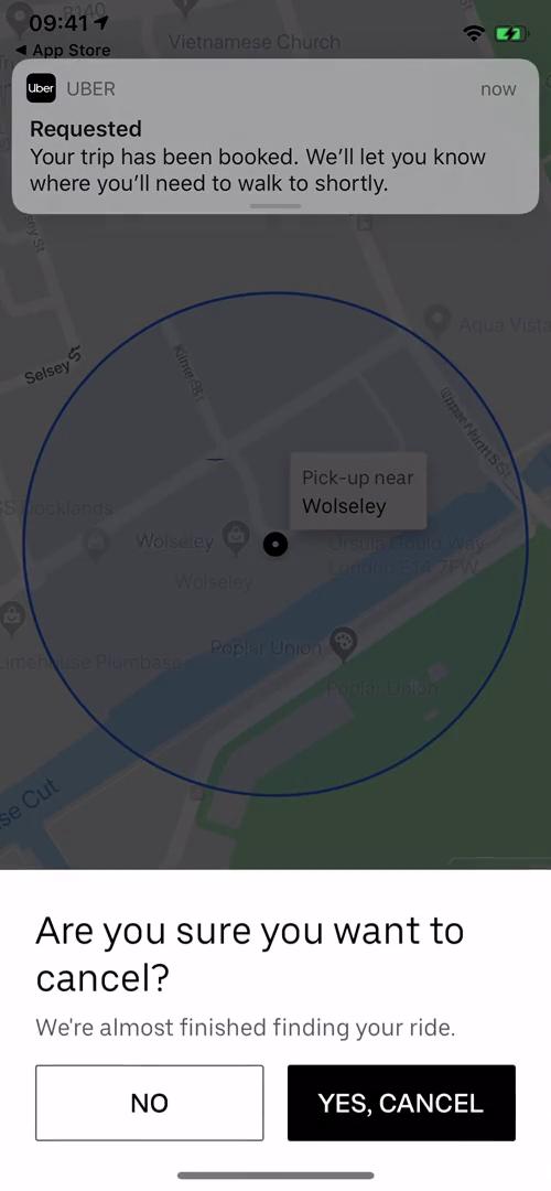 Booking transport on Uber video thumbnail