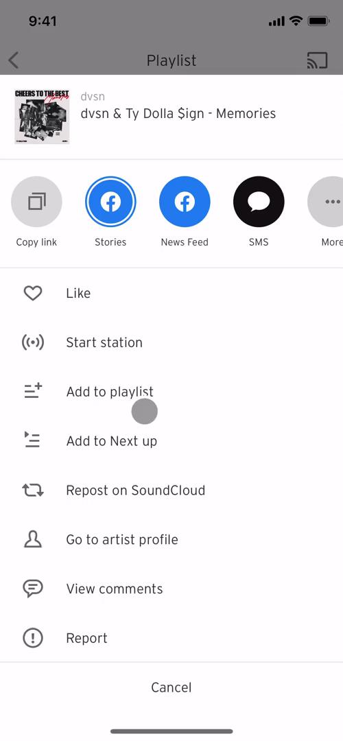 Creating a playlist on SoundCloud video thumbnail