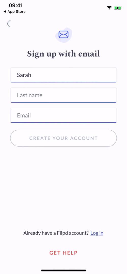 Onboarding screenshot