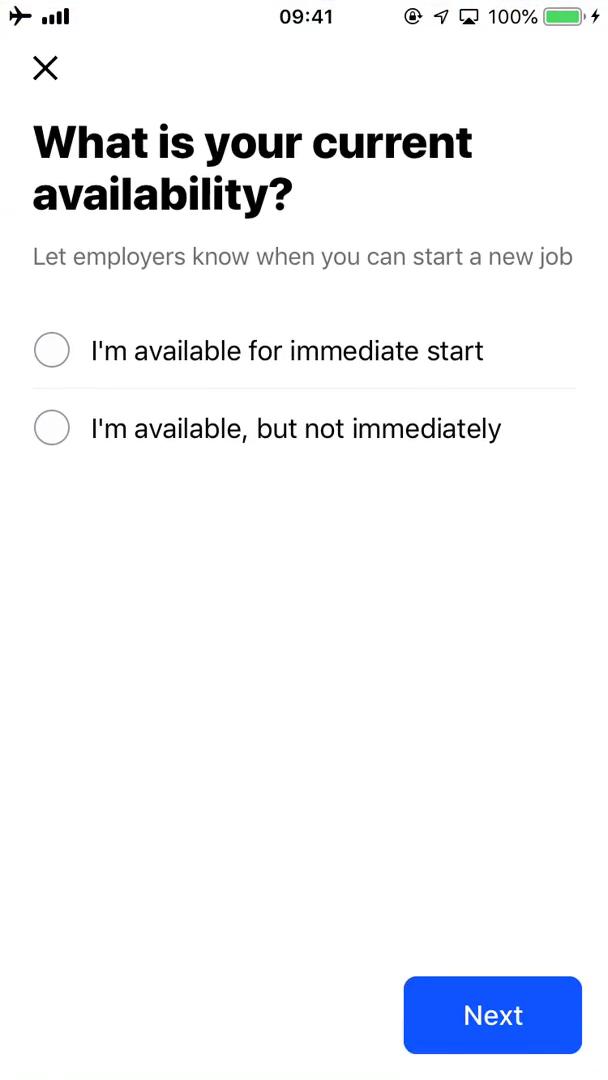 Screenshot of Apply for job on General browsing on Job Today user flow