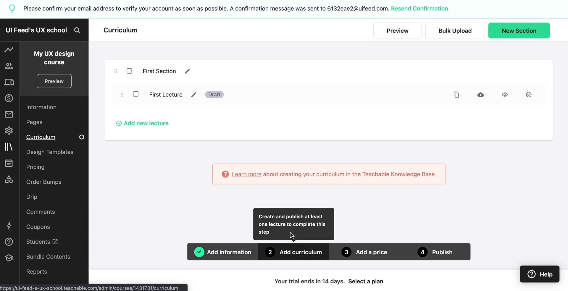 Onboarding on Teachable video thumbnail