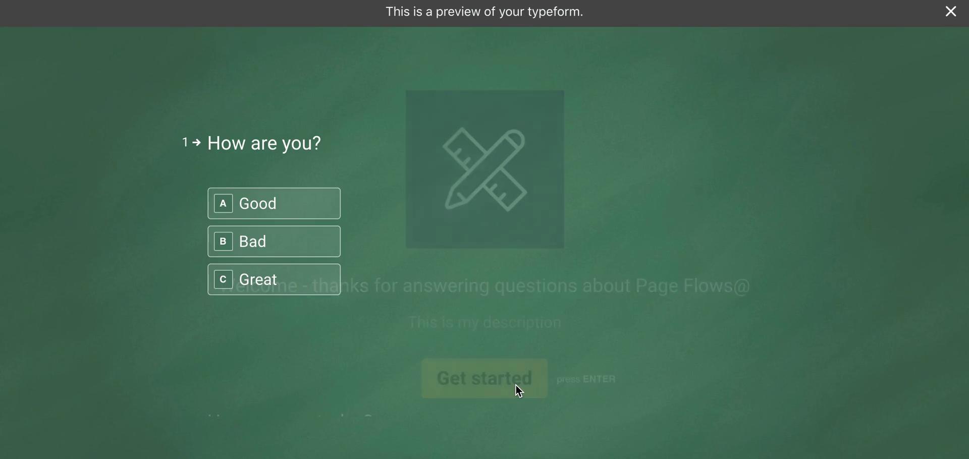 Creating a form screenshot