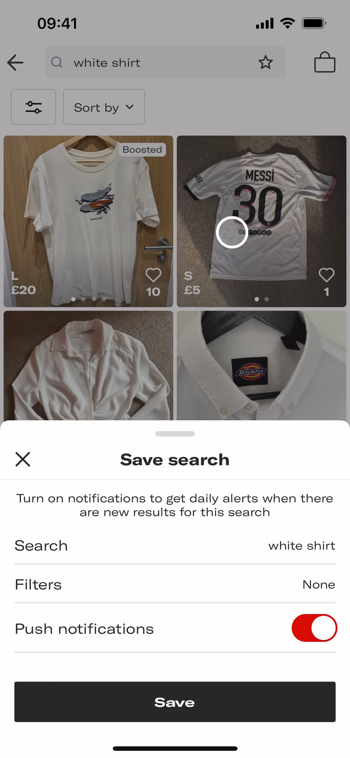 Searching on Depop video thumbnail