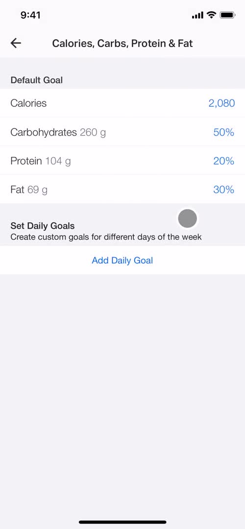 Setting goals on MyFitnessPal video thumbnail