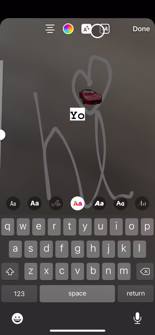 Sharing a video screenshot