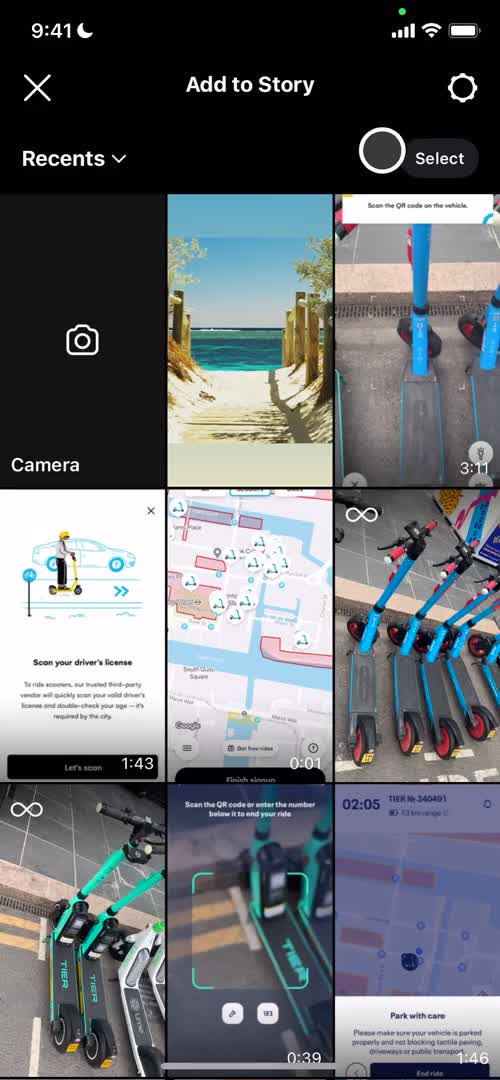 Sharing a video on Instagram video thumbnail