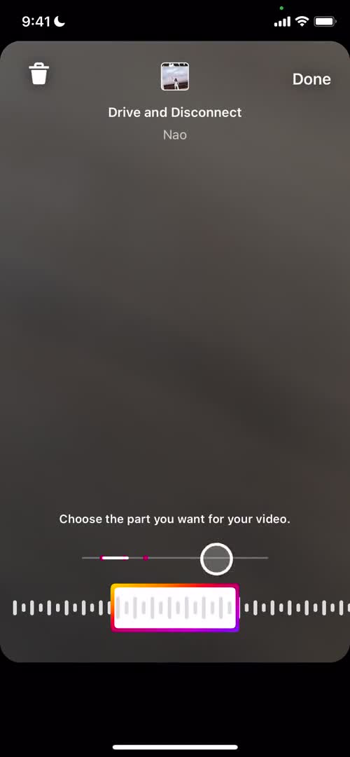 Sharing a video screenshot