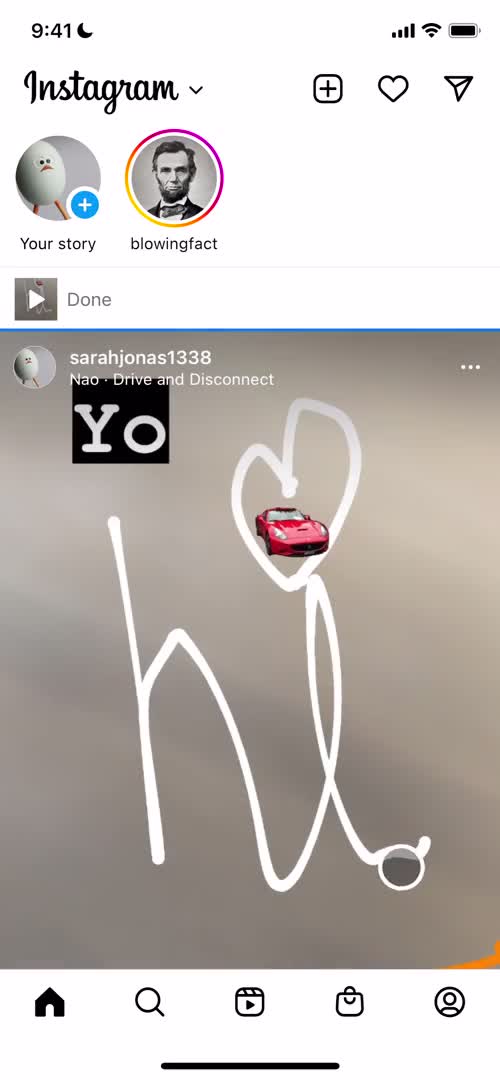 Sharing a video screenshot