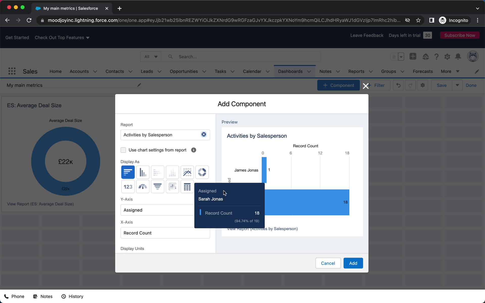 Analytics/Stats on Salesforce video thumbnail