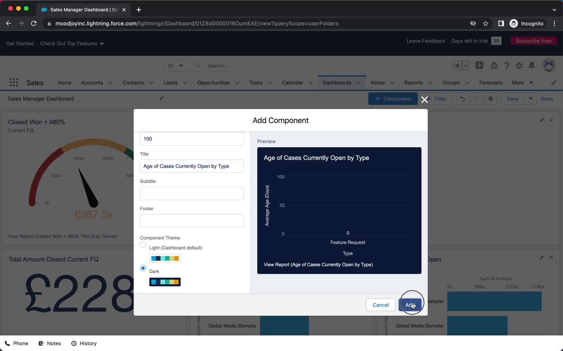 Analytics/Stats on Salesforce video thumbnail