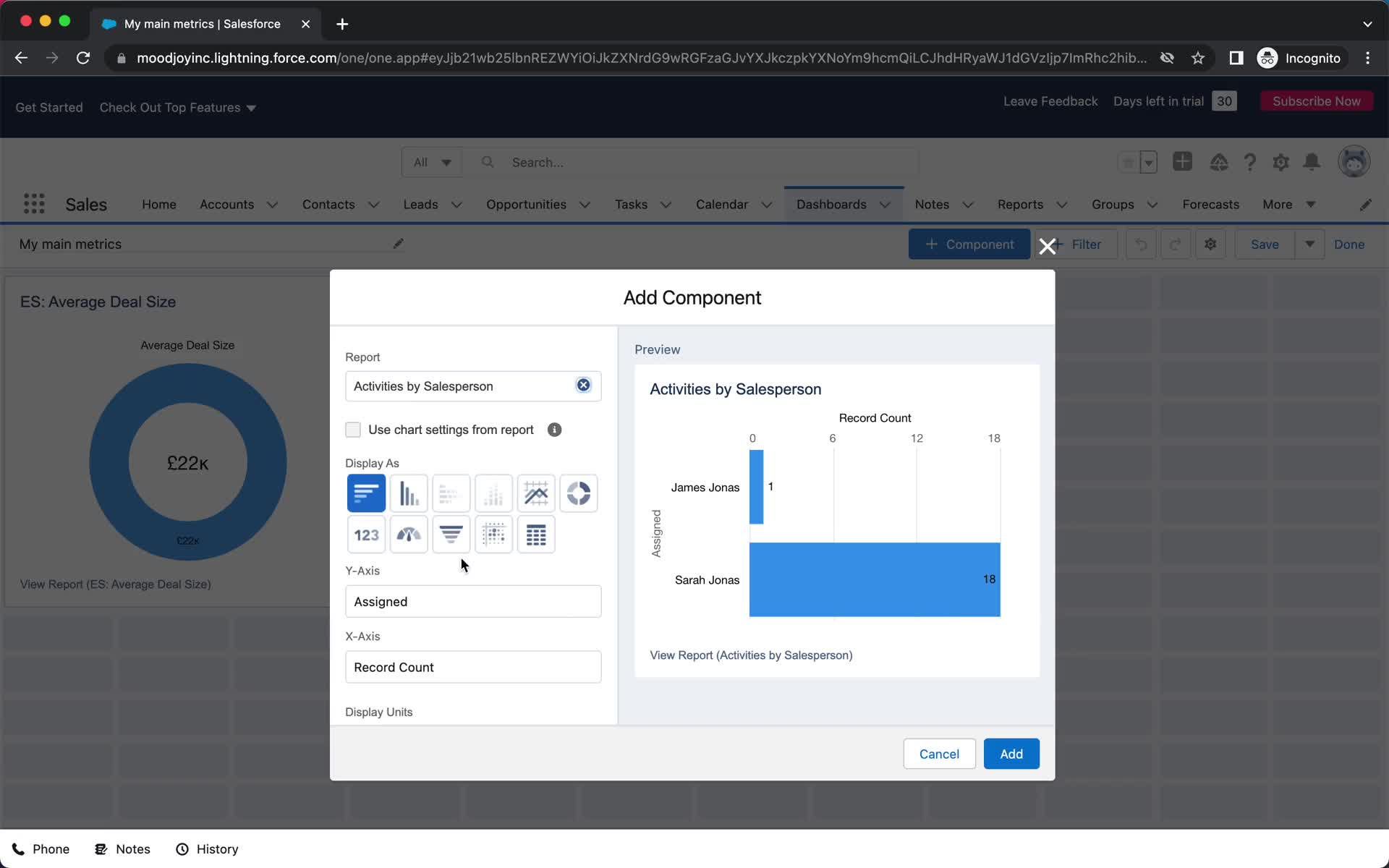 Analytics/Stats on Salesforce video thumbnail