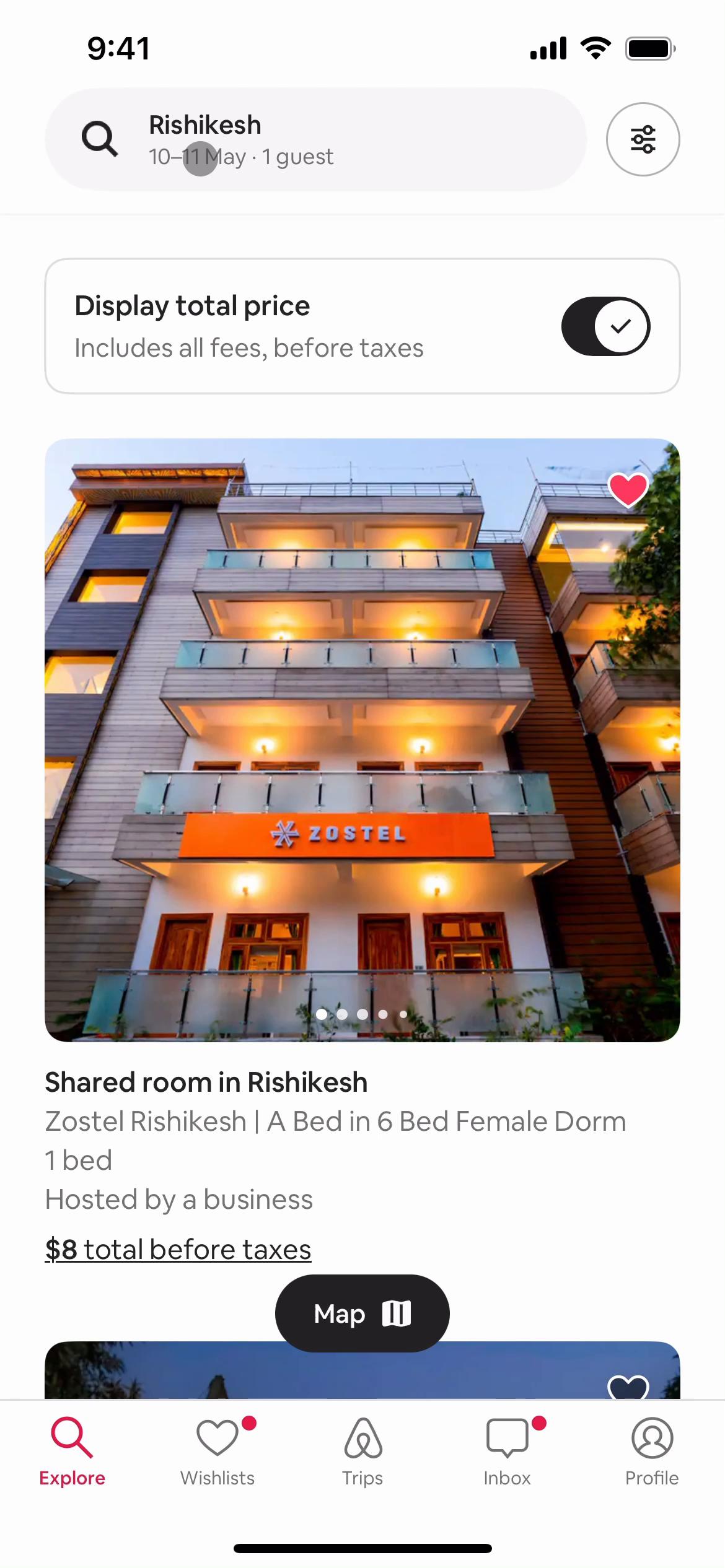 Booking a room on Airbnb video screenshot
