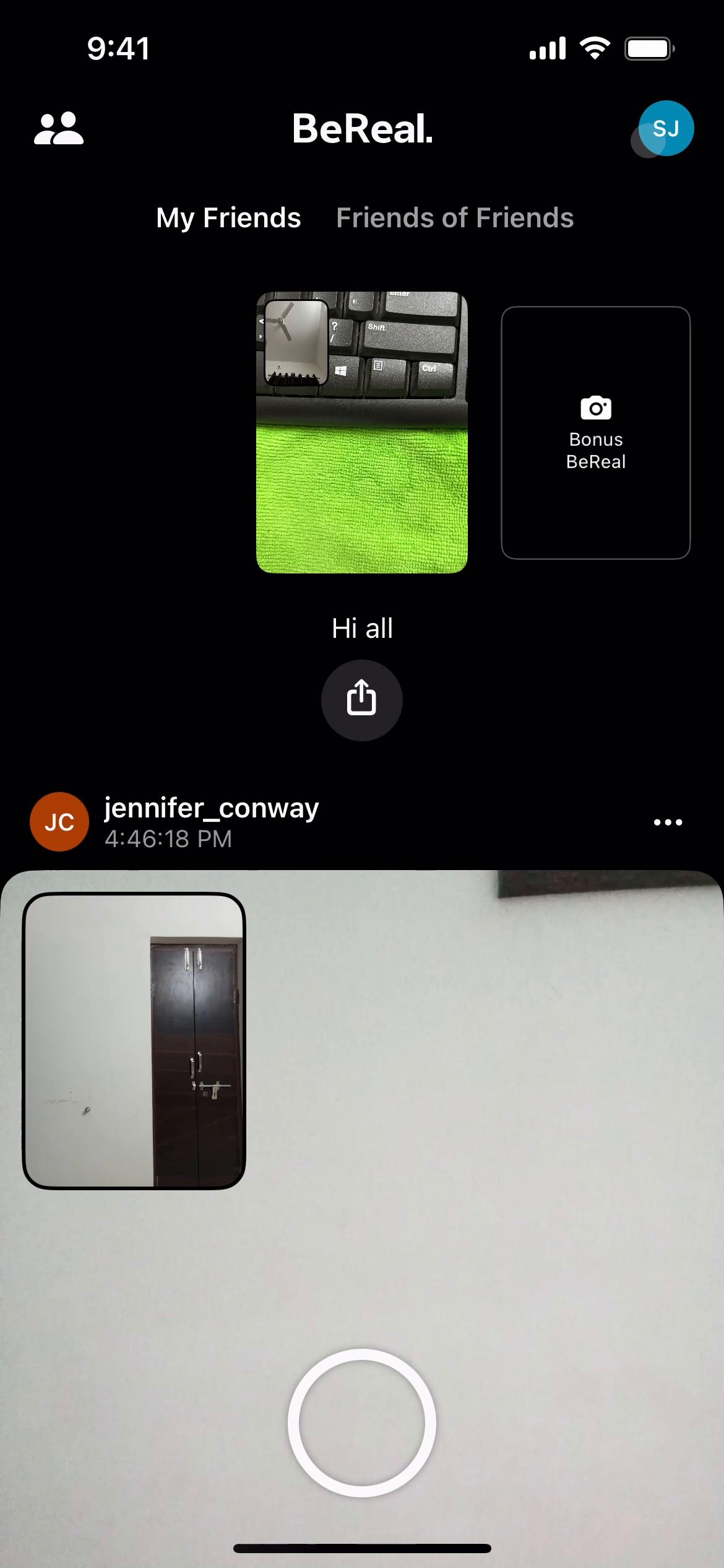 Updating your profile on BeReal. video screenshot