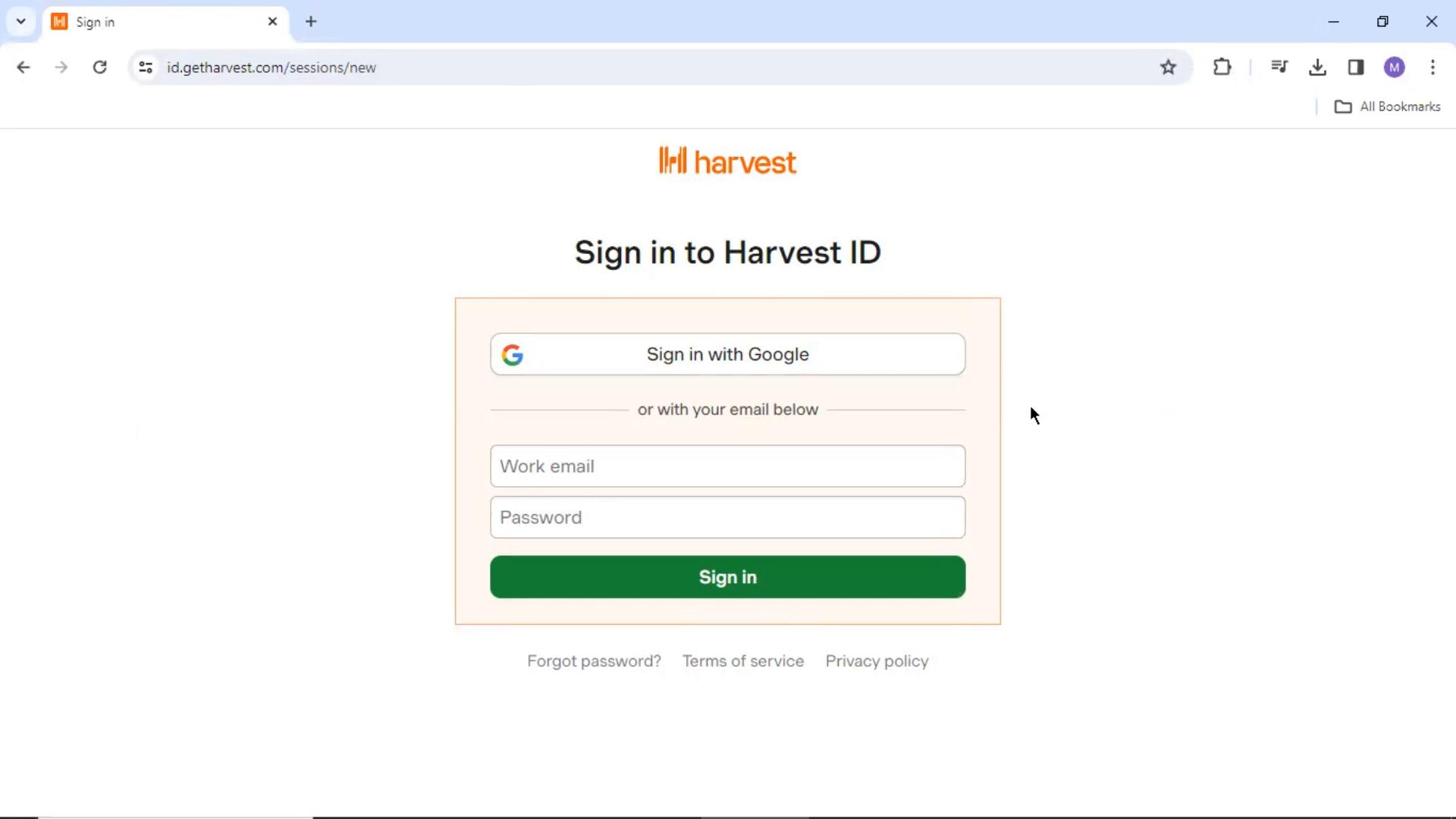 Resetting password on Harvest video thumbnail