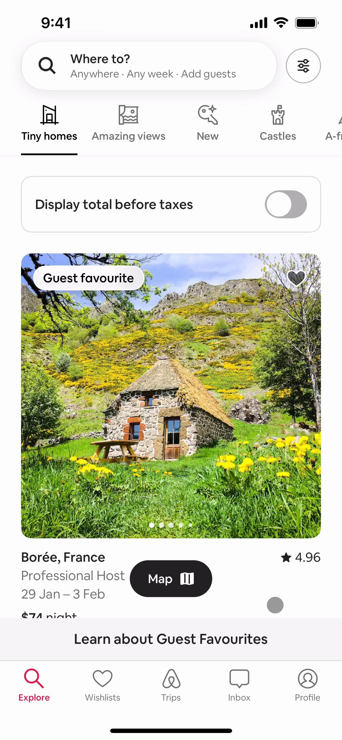Settings on Airbnb video screenshot