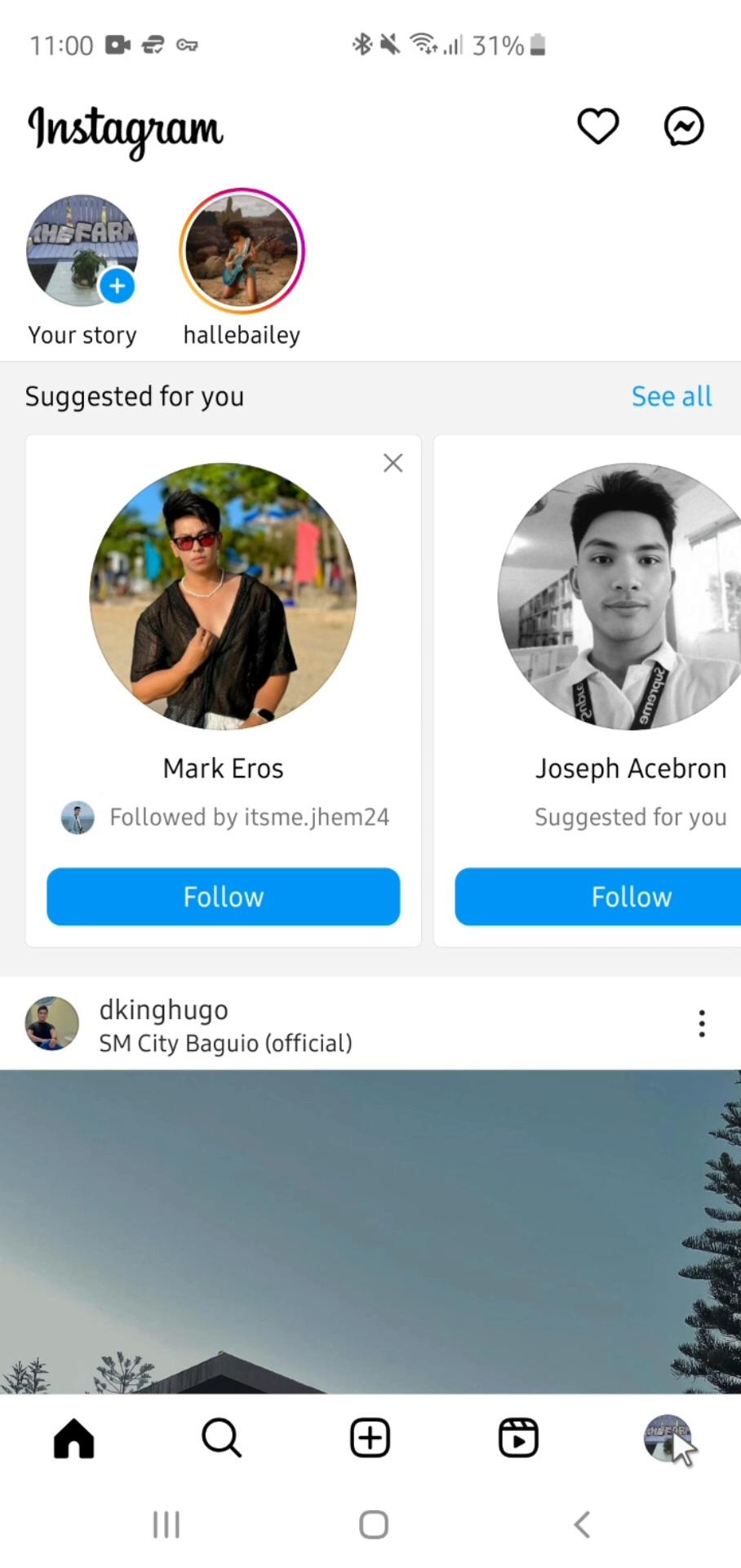 Updating your profile on Instagram video screenshot