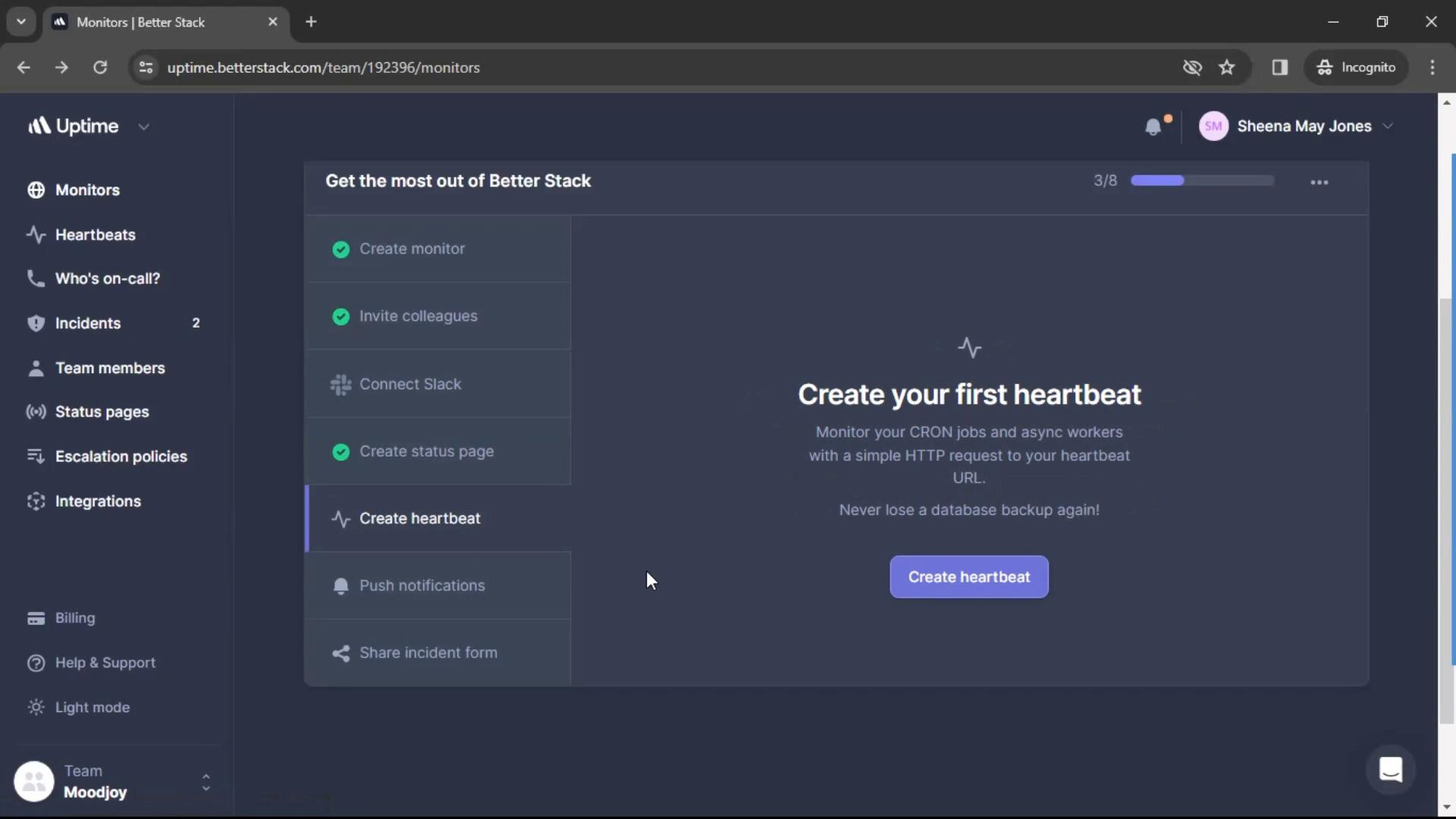 Creating heartbeat on Better Stack video thumbnail