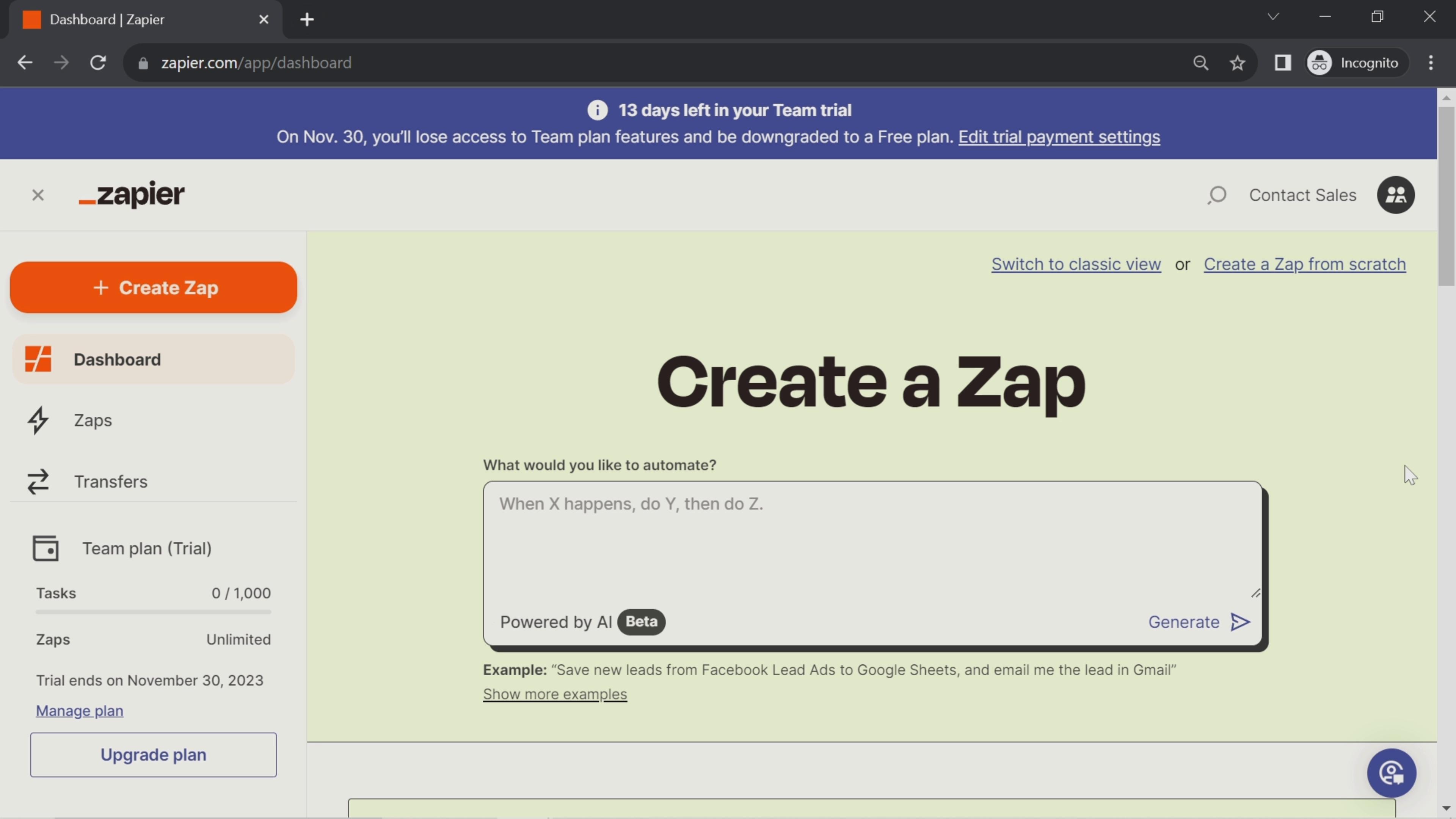 Deleting your account on Zapier video screenshot