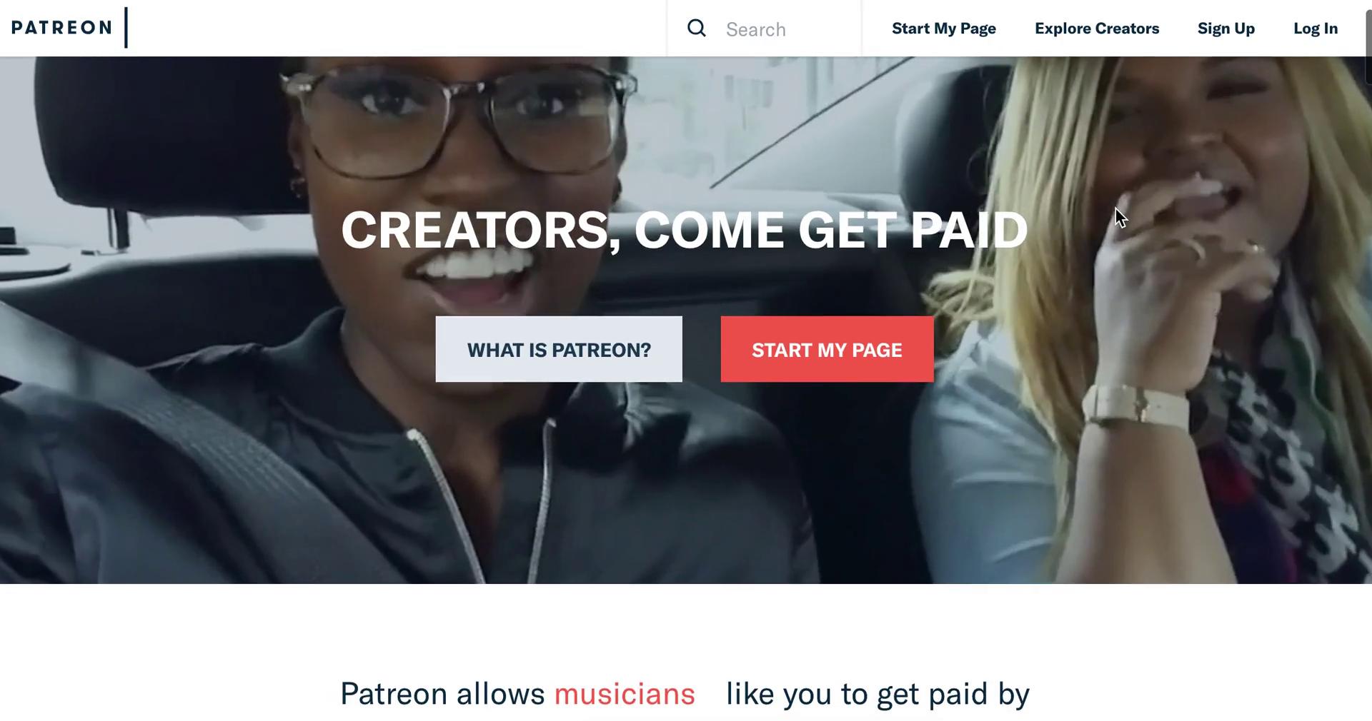 Creating a campaign on Patreon video screenshot
