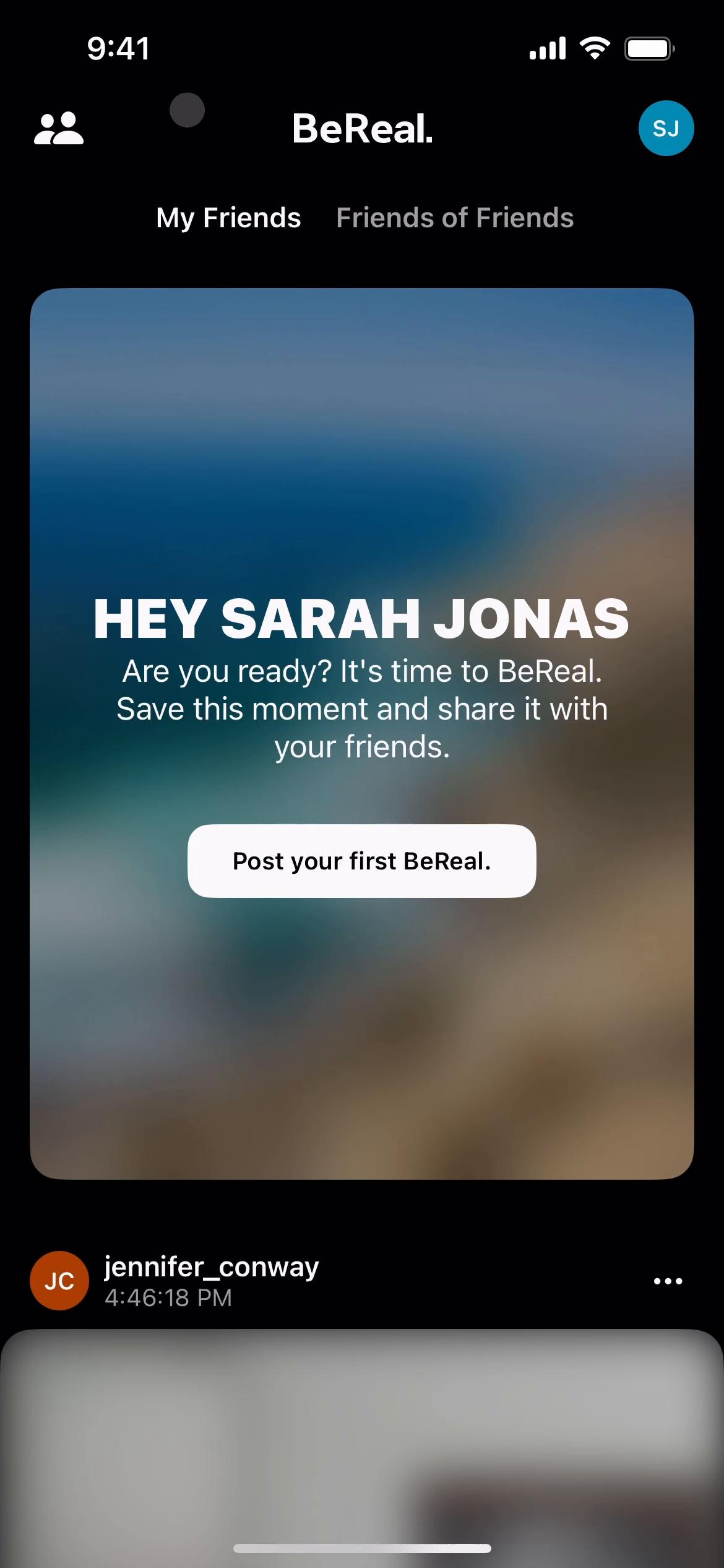 Searching on BeReal. video screenshot