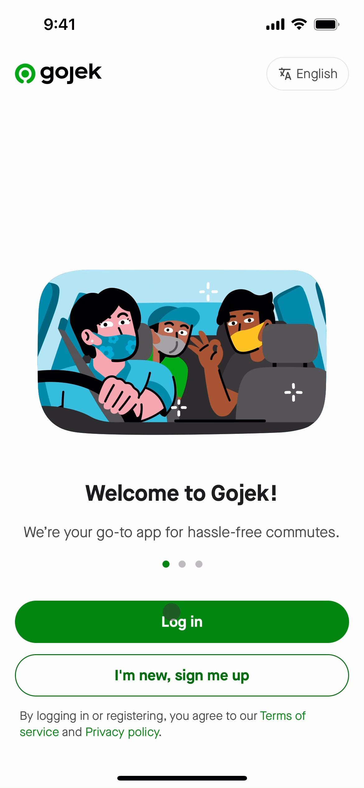 Logging in on Gojek video thumbnail