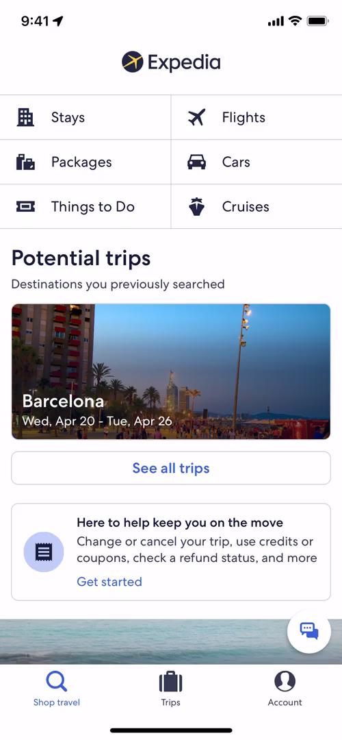 Finding hotels on Expedia video screenshot