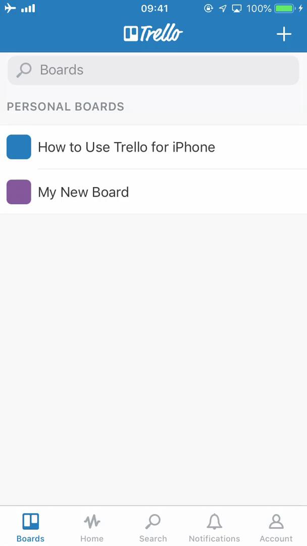 Screenshot of Deleting your account on Trello
