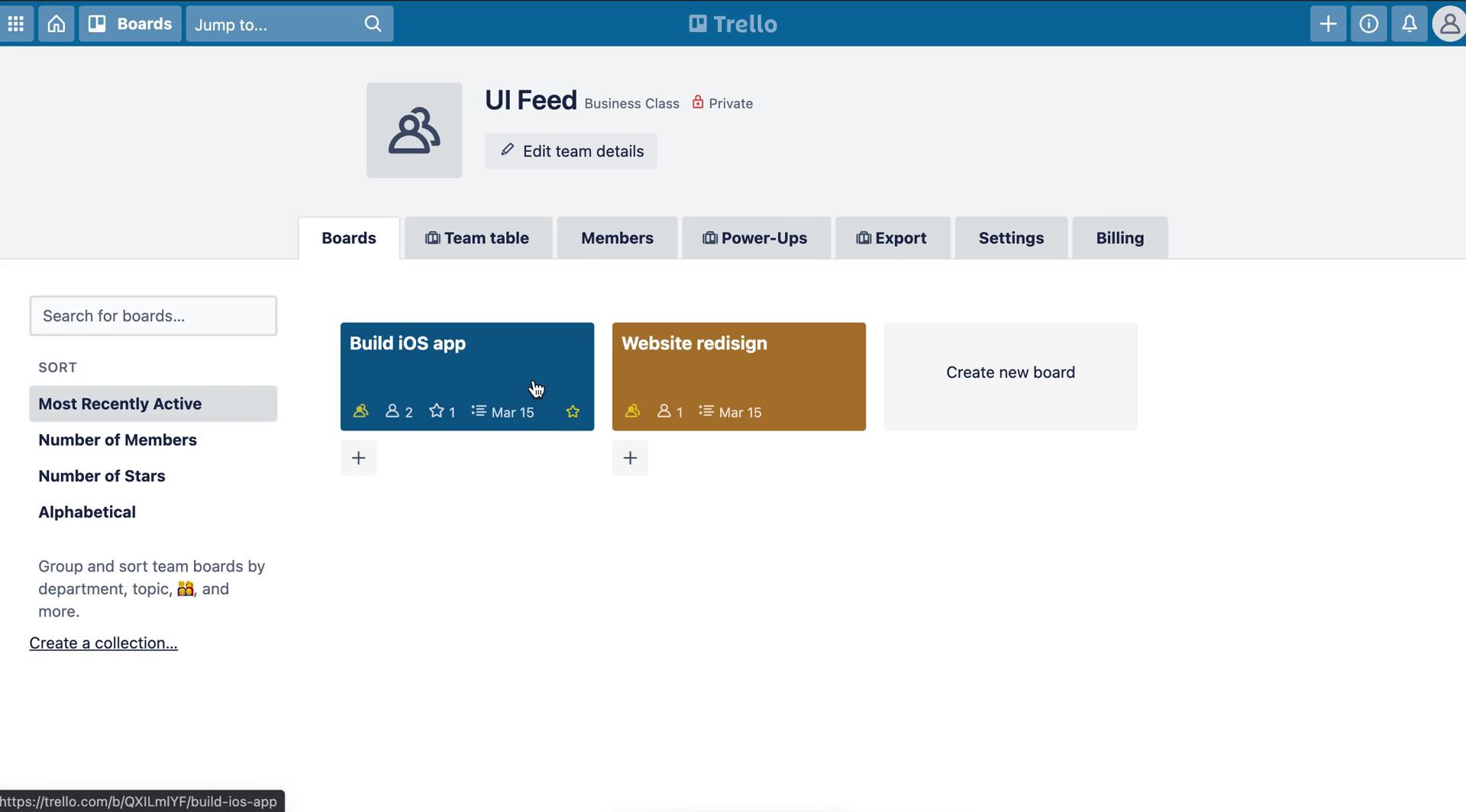 Screenshot of Creating an automation workflow on Trello