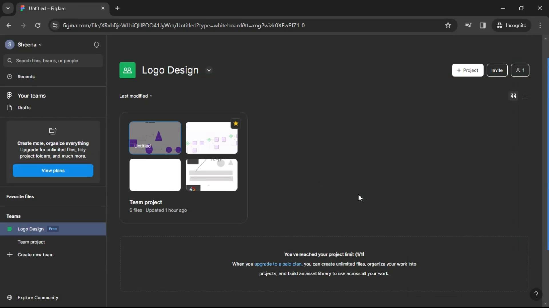 Screenshot of Exporting a flowchart on Figma