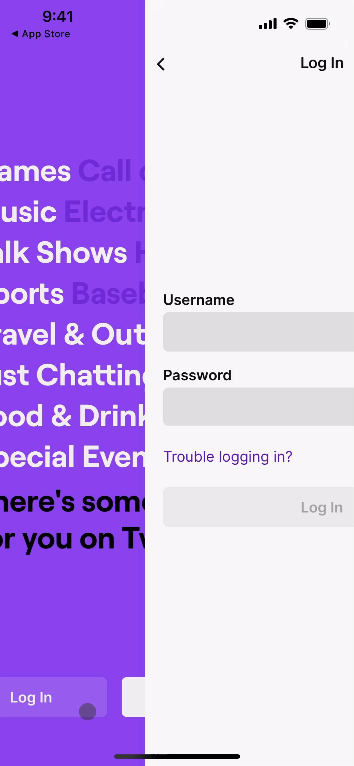 Reactivating your account on Twitch video screenshot