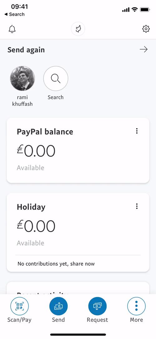Searching on PayPal video screenshot