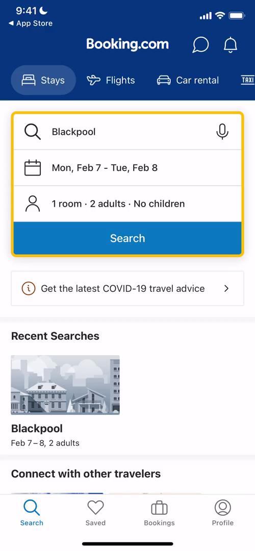 Finding hotels on Booking.com video screenshot
