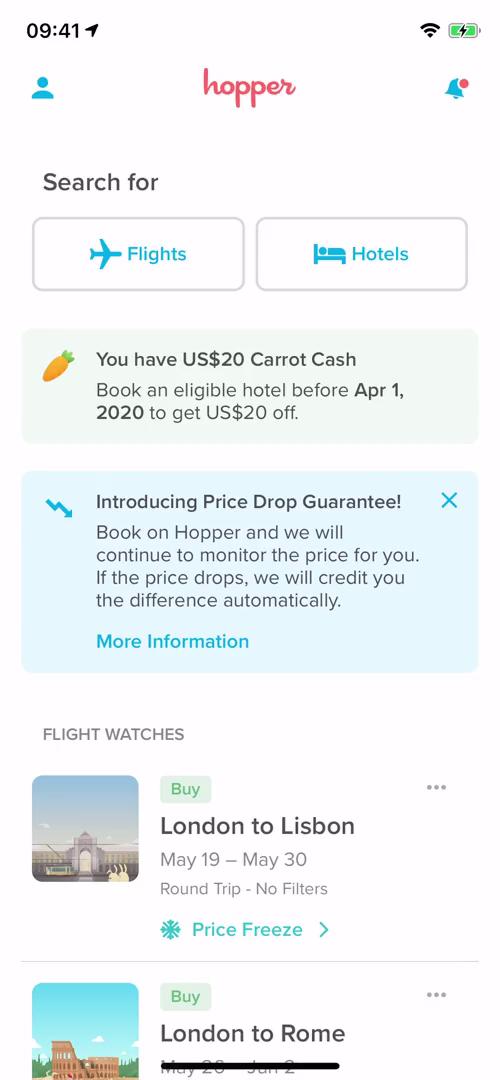 Finding hotels on Hopper video screenshot