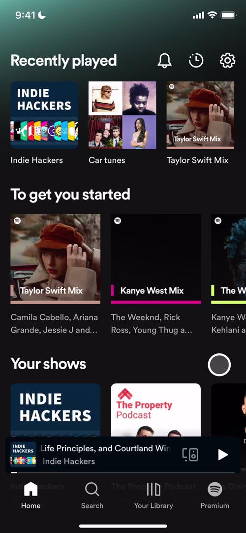 Searching on Spotify video screenshot