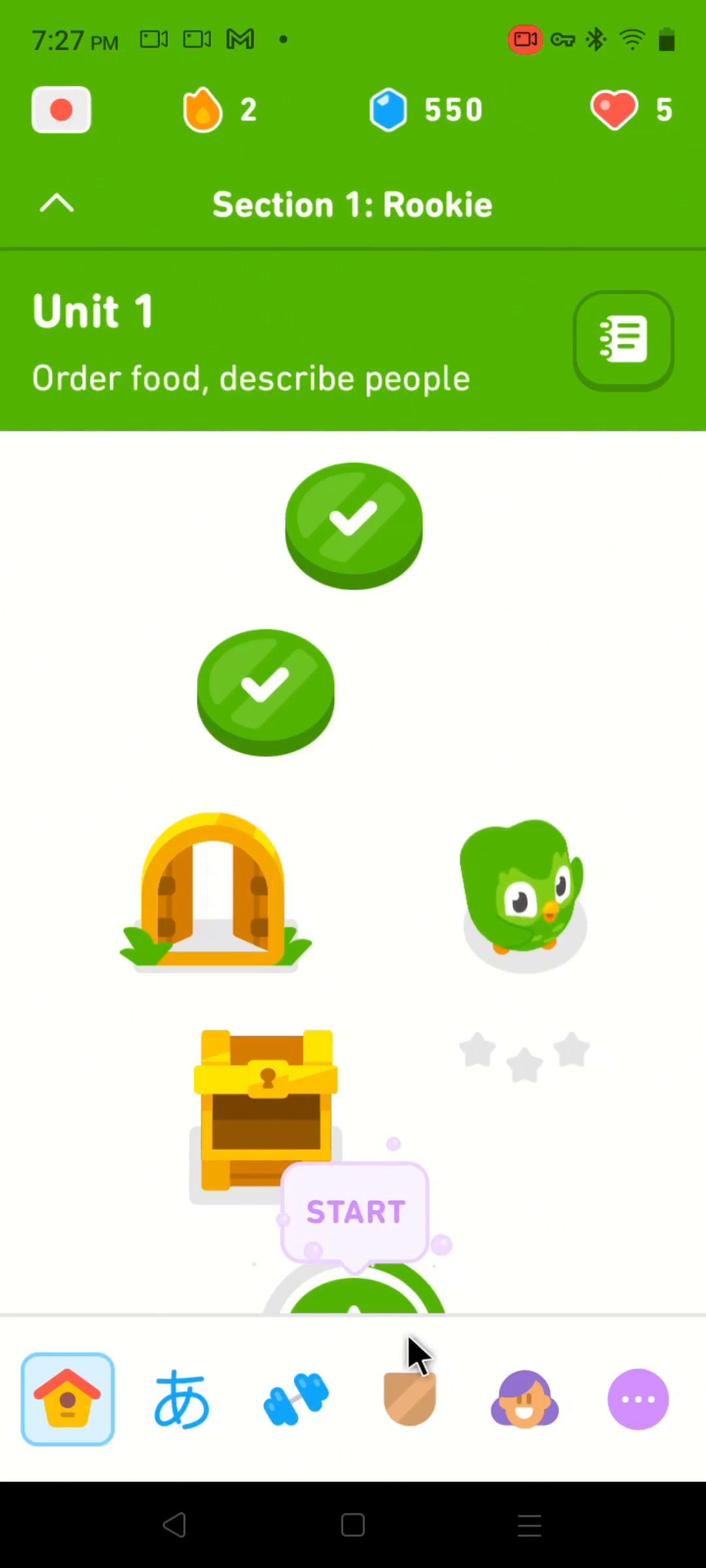 Leaderboard on Duolingo video screenshot