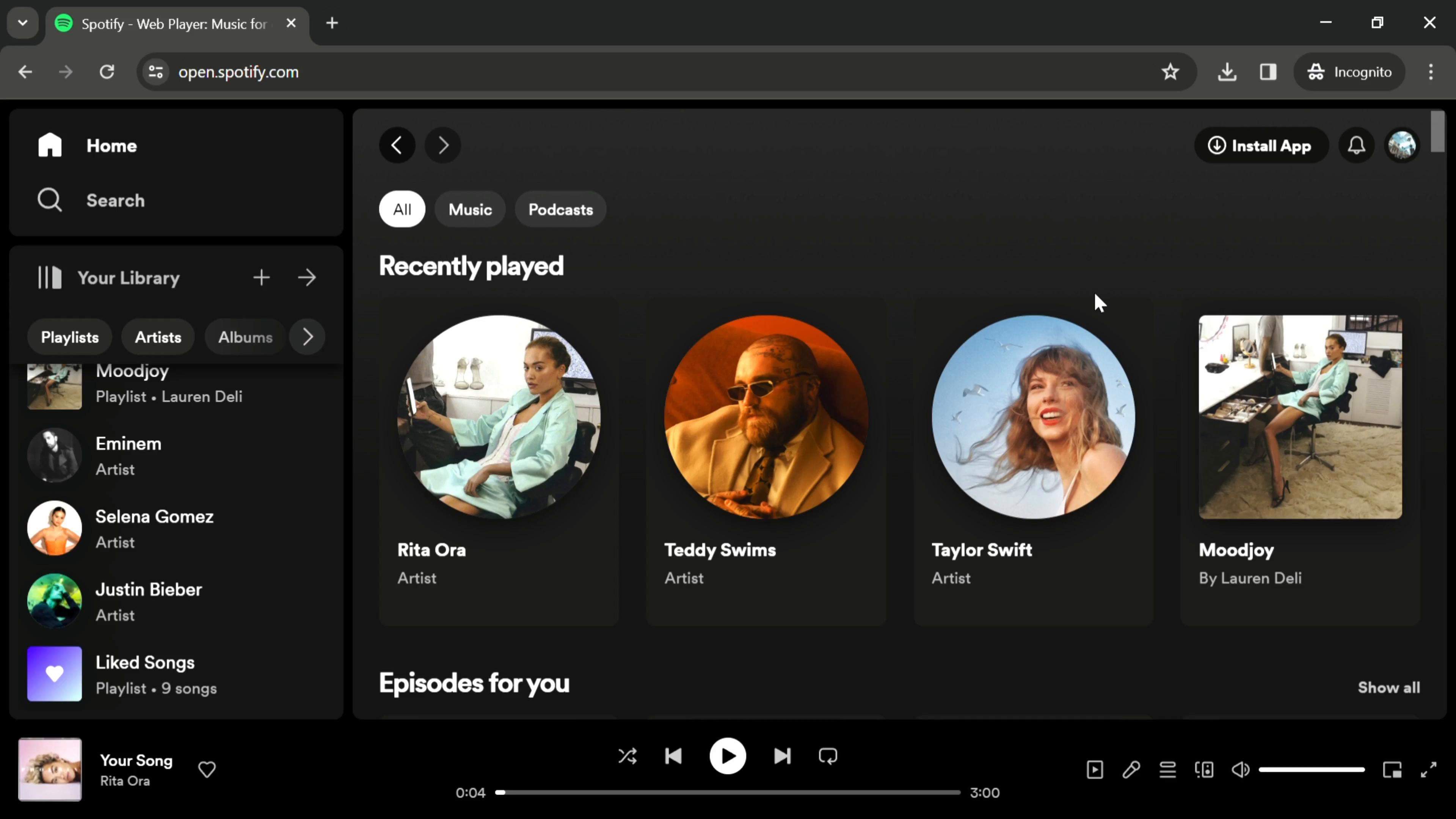 Discovering content on Spotify video screenshot